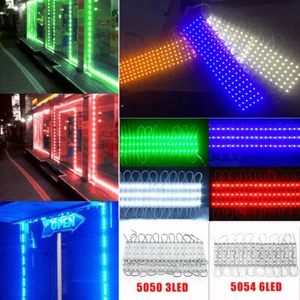 3-24M 5050 / 5054 SMD 3/6 LED Módulo Luz Tienda Ventana Frontal Letrero Lámpara 12V - Imagen 1 de 78