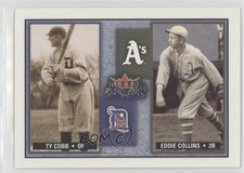 2002 Fleer Fall Classic Rival Factions /1000 Ty Cobb Eddie Collins #11RF HOF