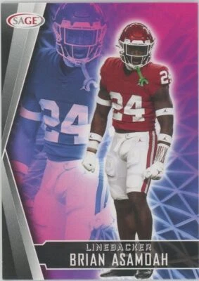 2022 SAGE High Series Brian Asamoah Rookie Minnesota Vikings RC #183 - Image 1 of 2