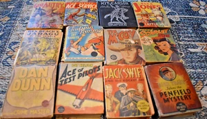 Mixed Lot Of 12 Vintage Big Little Books 1930's/40's - Foto 1 di 9