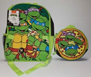New Teenage Mutant Ninja Turtles School Backpack w/Detachable Lunch Kit - Picture 1 of 8