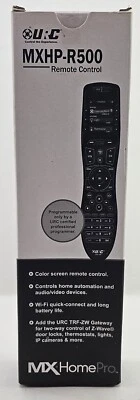 URC MX HomePro MXHP-R500 Color Screen Universal Remote Control Smart Home Black - Image 1 of 4