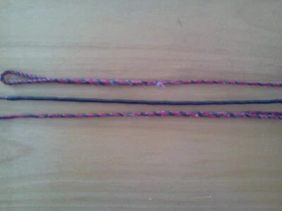 Hand Twisted B-55/Dacron 2-ply Flemish Bow string for recurve or longbow - Image 1 of 2