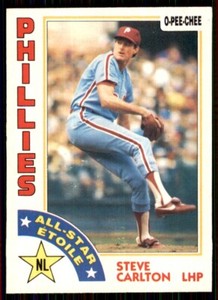 1984 O-Pee-Chee Steve Carlton Philadelphia Phillies #395