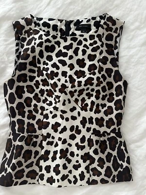 Top Marc Jacobs Runway Collection Leopardo de las Nieves, Talla 00 Foto 1 de 4