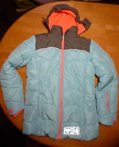YFK Skijacke Winterjacke Gr. 158/164 Mädchen abnehmbare Kapuze - Bild 1 von 7