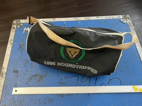 Vintage 1995 Kane County Cougars Small Duffle Bag Cover