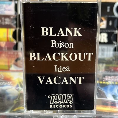 Poison Idea Blank Blackout Vacant 1992 Cassette Tested Punk Metal 1st Issue - Image 1 of 4