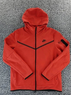 Chaqueta Nike Tech polar langosta roja negra para hombre talla grande cremallera completa CU4489-606 Foto 1 de 4