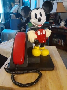Telefono vintage 1991 AT&T Disney Topolino da collezione! TESTATO! FUNZIONA! - Foto 1 di 12