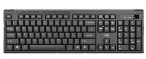 Rii RK907 Ultra-Slim Compact USB Wired Keyboard Computer Laptop PC Mac - NEW - Picture 1 of 9