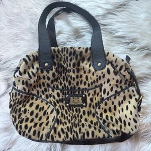 JUICY COUTURE Bag Cheetah Leopard Daydreamer Y2K Satchel Shoulder 15x9x4 READ!! - Picture 1 of 12