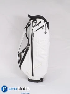 Nice PXG Deluxe Carry Stand Golf Bag w/Rainhood w/Single Strap - White 443645 - Picture 1 of 5