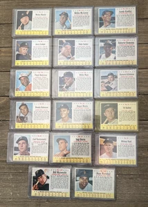 1963 POST BASEBALL Cards #1 - 149 JELLO Mickey Mantle Mays Berra Maris RARE - Picture 1 of 11
