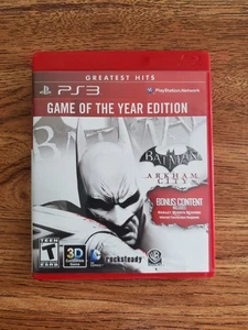 PlayStation 3 PS3 Batman Arkham City Game of the Year Edition 2012 - Picture 1 of 3