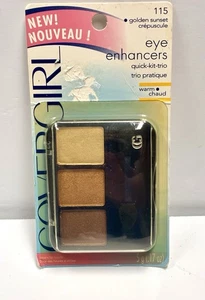 Covergirl Golden Sunset 115 Eye Enhancers Eye Shadow Trio NEW Old Stock Sealed - Picture 1 of 7
