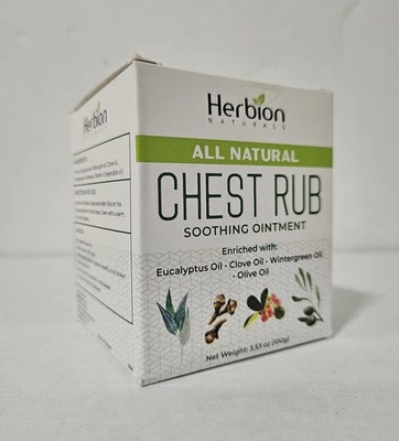 Herbion - All Natural Chest Rub Soothing Ointment 3.53oz 100g [Exp: 10/2026] - Image 1 of 4