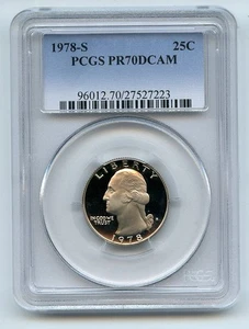1978 S 25C Washington Quarter Proof PCGS PR70DCAM - Picture 1 of 1