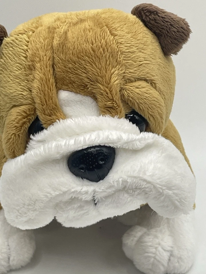 Ganz WEBKINZ HM126 BULLDOG Brown White Stuffed Plush Animal - Image 1 of 4