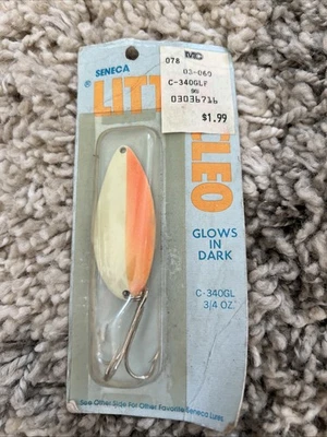 Isca de pesca vintage Senca brilho no escuro Little Cleo - Imagem 1 de 2