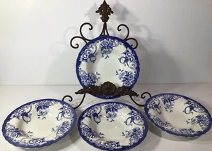 Vintage 60’s Myott Chelsea Garden Bloomingdale’s Soup/Salat Bowls (4) Bowls~ - Bild 1 von 11