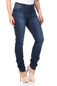 ARIZONA Damen Jeans Jeanshose Push up dark blue used blau Blue 21 76 80 84 - Bild 1 von 3