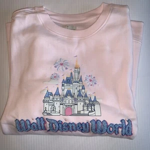 Disney Parks Stoney Clover Lane WDW Cinderella Castle Sweatshirt Pink 2X 2024 - Bild 1 von 5