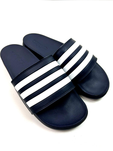 Sandalo Adidas unisex adulto Adilette comfort slide taglia 11 inchiostro Legend bianco navy