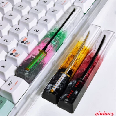 1PC Anime Demon Slayer Sword Resin Keycap 6.25u Spacebar For Cherry MX Keyboard - Image 1 of 4
