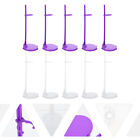 MILISTEN 20pcs Doll Stands for Action Figures and Dollhouses - White/Purple