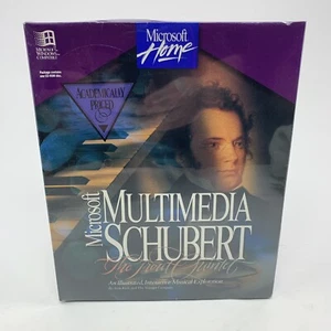 Microsoft Multimedia Schubert The Trout Quintet PC Big Box CD-ROM 1993 Win.3.1 - Picture 1 of 4