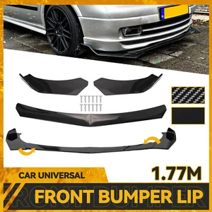 For VW Golf MK5 MK6 MK7 MK7.5 GTI GTD R Sporty Clossy Front Bumper Lip Splitter - Picture 1 of 9