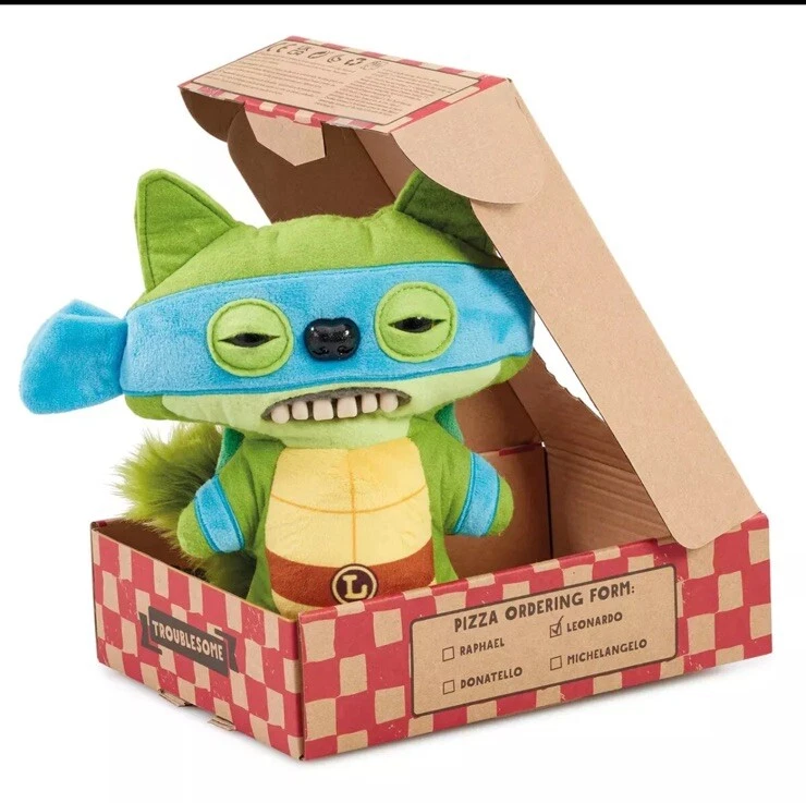 Fuggler Ugly Monster Donatello Ninja Turtle Plush Figure Limited Edition Green