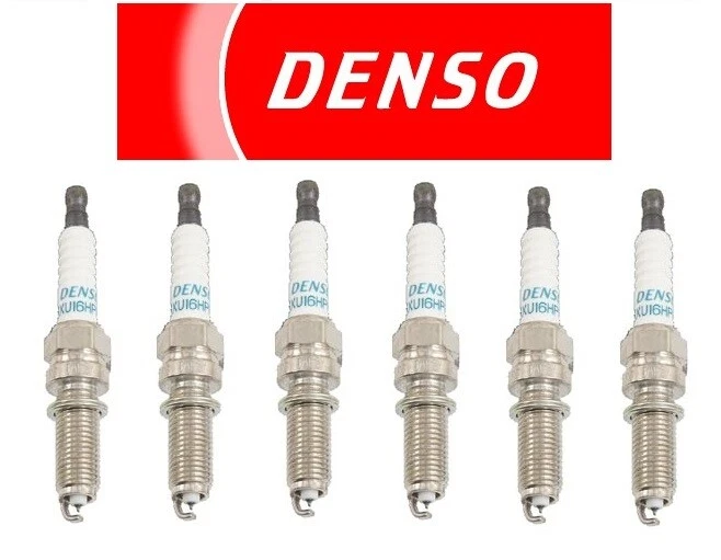 Set of 6 Spark Plugs Denso SXU16HPR9 / 3423 For Isuzu Axiom Rodeo 3.5L 2004 - Image 1 of 1