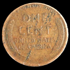 1927-P Lincoln Wheat Cent BN (Lamination Error Reverse) - Picture 1 of 15