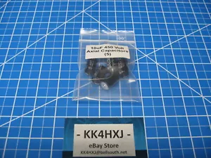 SC - Serie GHA - Condensadores Electrolíticos Axiales - 450v 10uF - 5 Piezas - Imagen 1 de 4