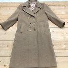 Vintage Pendleton Beige Button Up Lined Belted Trench Coat Womens Size 10 US