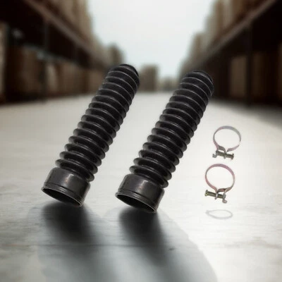 2PCS 35mm Motorcycle Fork Rubber Gaiter Boots Front Fork Shock Absorber CoverERr - Image 1 of 4