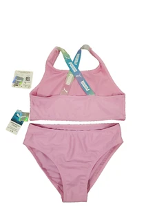 New Puma Crossback Bikini Top Bikini Bottom Swim Set Youth Girls Size L - Picture 1 of 6