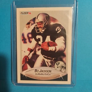 BO JACKSON 1990 Fleer #256 Raiders Great Sharp Clean Centered nm/m - Picture 1 of 2