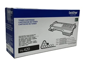 Cartucce toner nere originali Brother TN-420 DCP-7060D HL-2240 MFC-7460DN - Nuove - Foto 1 di 3