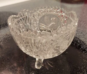 Hofbauer Bird Clear Glass Candy Dish/Bowl-No Lid - Picture 1 of 4