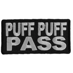 PUFF PUFF PASS - PATCH ZUM AUFBÜGELN oder AUFNÄHEN - Bild 1 von 1