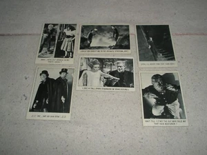 You’ll Die Laughing Trading Cards 6 funny monster cards 1973 TEST ISSUE Topps - Picture 1 of 12