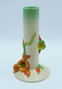 *CLARICE CLIFF* My Garden CYLINDER VASE - Shape 927 - 18.5cm Excellent - Picture 1 of 13