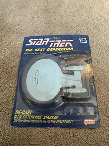 1988 Galoob Star Trek The Next Generation U.S.S. Enterprise Starship Die-Cast - Picture 1 of 4