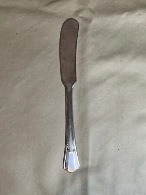 Cuchillo de mantequilla International Silver Co Lady Betty plato de plata Foto 1 de 3