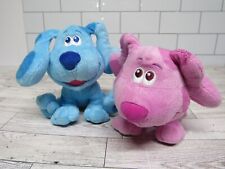 Blues Clues & You Plush 7'' Blue & Magenta Stuffed Plush Dog Nickelodeon