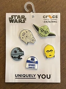 Crocs Uniquely You Star Wars Jibbitz Charms - 5 Pack NEW - Picture 1 of 2