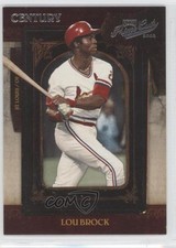 2008 Playoff Prime Cuts Century Silver /25 Lou Brock #56 HOF